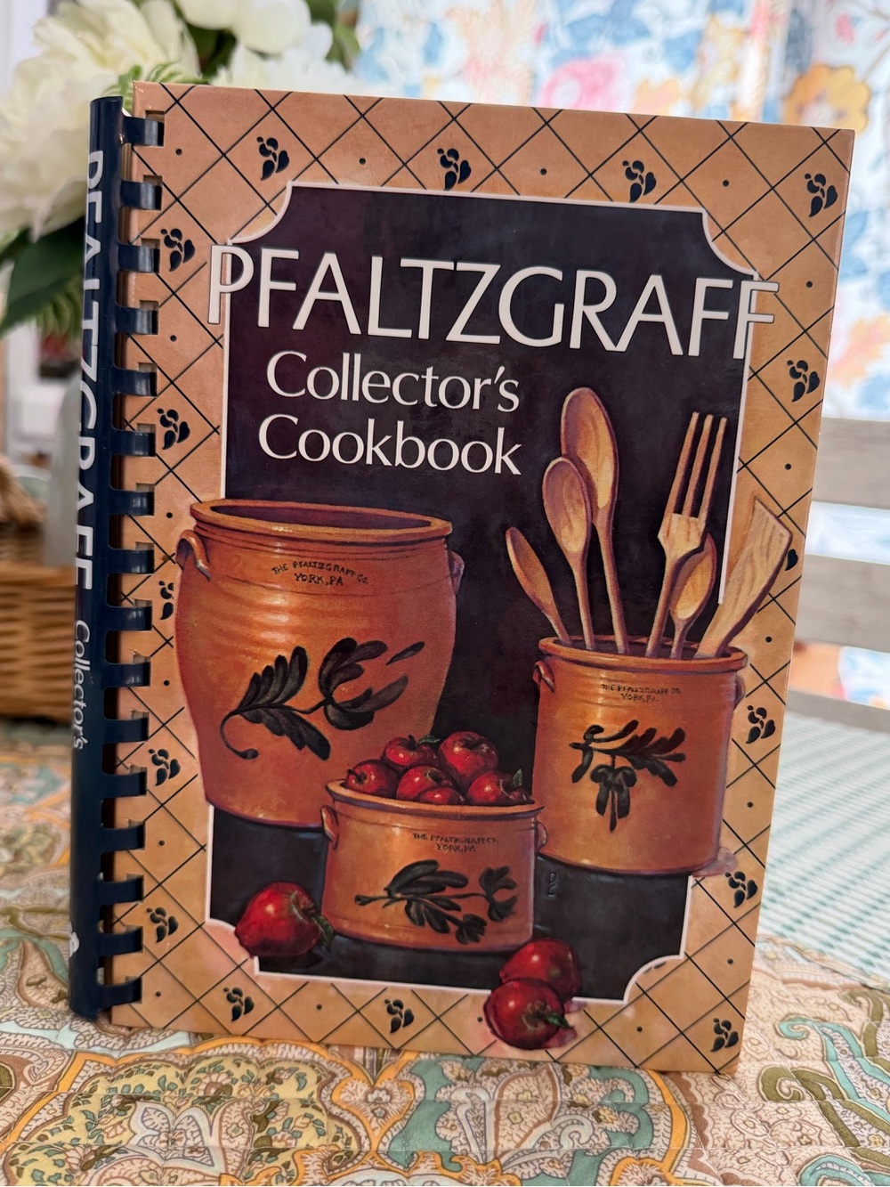 Pfaltzgraff Collector’s Cookbook Vintage 1990 Spiral Bound Family Recipes